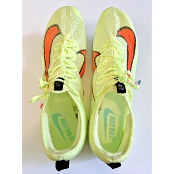 NWOT Nike Zoom Superfly Elite 2 ‘Barely Volt’ Track Spikes CD4382-700 Mens Sz 14 - Picture 10 of 15
